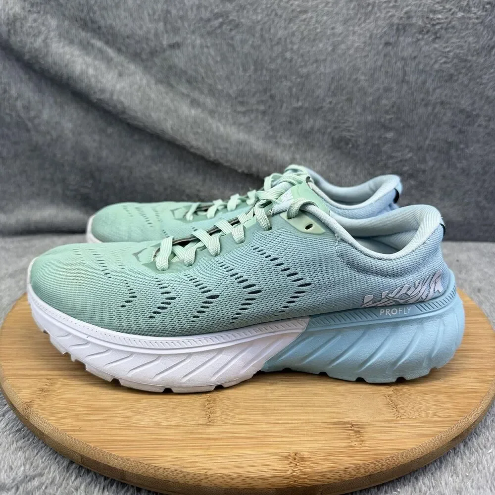 Hoka One One Mach 2 Shoes Womens Size 7 Green Running Sneakers 1099722 ALCH